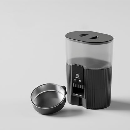 Black Remote Pet Feeder